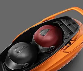 Largest Under Seat Storage of TVS Jupiter 125 Scooter